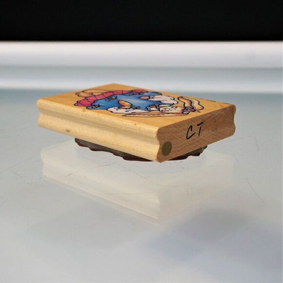 Easter Stamp Lady Bunny Rabbit Stitched Doll Stampede Rubber Stamp - Picture 4 of 5